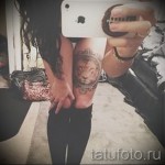 тату лев на бедре - примеры готовых тату в фотографиях 01022016 1