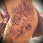 тату на бедре для девушек фото - примеры готовых тату в фотографиях 01022016 3