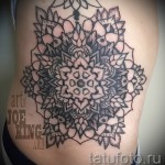 тату на бедре мандала - примеры готовых тату в фотографиях 01022016 4