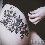 тату на бедре у девушек - примеры готовых тату в фотографиях 01022016 7