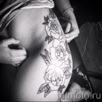 тату розы на бедре - примеры готовых тату в фотографиях 01022016 006