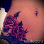 тату розы на бедре - примеры готовых тату в фотографиях 01022016 007