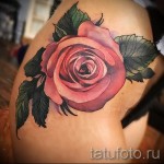 тату цветы на бедре - примеры готовых тату в фотографиях 01022016 - 004
