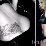 тату цветы на бедре - примеры готовых тату в фотографиях 01022016 - 007
