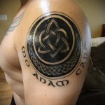 Celtic tattoo pattern on the shoulder - an example of a photo to select from 28022016 3