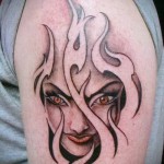 Flamme Tattoo Muster - Foto Beispiel für die Auswahl von 28022016 1