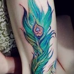 Phönixfeder Tattoo - ein Foto des fertigen Tätowierung auf 11022016 3