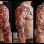 Scandinavian Muster Tattoo - Foto Beispiel für die Auswahl von 28022016 1