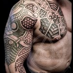 Scandinavian Muster Tattoo - Foto Beispiel für die Auswahl von 28022016 11