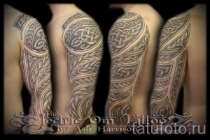 Scandinavian Muster Tattoo - Foto Beispiel für die Auswahl von 28022016 18