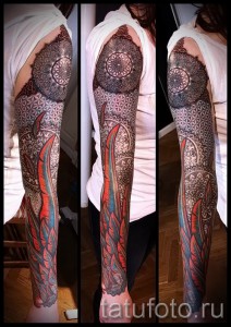 Scandinavian Muster Tattoo - Foto Beispiel für die Auswahl von 28022016 19