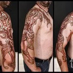 Scandinavian Muster Tattoo - Foto Beispiel für die Auswahl von 28022016 5
