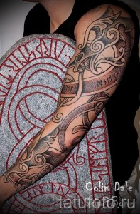 Scandinavian pattern tattoo - Photo example for the selection of 28022016 2