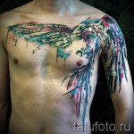 Tattoo-Muster auf der Brust - ein Foto-Beispiel für 28022016 wählen 1