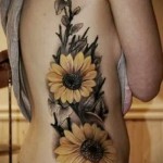 Tattoo auf den Rändern der Blumen - Foto Beispiel für eine Tätowierung auf 03022016 2