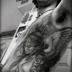 Tattoo auf den Rändern der Engel - Bild mit einem Beispiel eines Tattoo-03022016 1