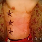 Tattoo auf den Rändern der Sterne - Foto Beispiel für eine Tätowierung auf 03022016 2