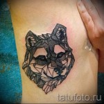 Tattoo auf den Rändern der wolf - Foto Beispiel für eine Tätowierung auf 03022016 1