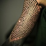 Tattoo geometrische Muster - Foto Beispiel zur Auswahl 28022016 3