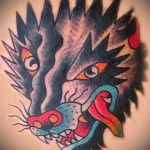 Wolf Tattoo-Muster - Foto Beispiel für die Auswahl von 28022016 3