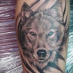 Wolf Tattoo-Muster - Foto Beispiel für die Auswahl von 28022016 5