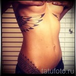 an den Rändern der Flügel Tattoo - Foto Beispiel für eine Tätowierung auf 03022016 3