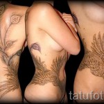 phoenix tatouage pour les filles - une photo du tatouage fini sur 11022016 2