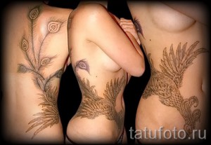 phoenix tatouage pour les filles - une photo du tatouage fini sur 11022016 2