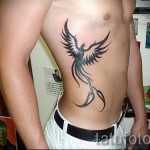 phoenix tatouage sur le côté - une photo du tatouage fini 11022016 1