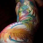 phoenix tatouage sur le côté - une photo du tatouage fini 11022016 2