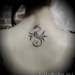 phoenix tatouage sur son cou - une photo du tatouage fini 11022016 1