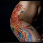 phoenix tattoo on her hip - examples of finished tattoo photos 01022016 3