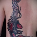 phoenix tattoo on the side - a photo of the finished tattoo 11022016 2