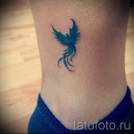 phoenix tattoo photo on his ankle - a photo of the finished tattoo 11022016 1