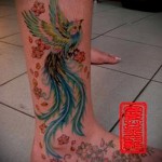 phoenix tattoo photo on his ankle - a photo of the finished tattoo 11022016 2
