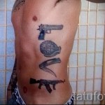 pistolet de tatouage sur les bords - par exemple Photo d'un tatouage sur 03022016 2