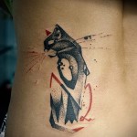 tatouage sur les bords de la cat - Photo exemple d'un tatouage sur 03022016 2