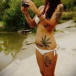 tattoo on her hip girls pictures - examples of finished tattoo photos 01022016 5