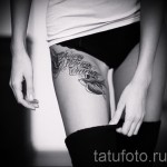 tattoo on the inside of the thigh - examples of finished tattoo photos 01022016 1