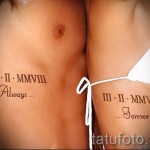 tattoo on the ribs for two - a photo with a tattoo on the example 03022016 1