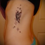 tattoo on the ribs the butterfly - Photo example of a tattoo on 03022016 1