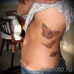 tattoo on the ribs the butterfly - Photo example of a tattoo on 03022016 2