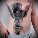 крылья на ребрах тату - фотография с примером татуировки от 03022016 2