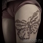 тату бабочка на бедре - примеры готовых тату в фотографиях 01022016 1