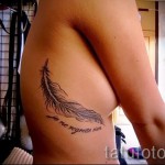 тату на ребрах женские - фотография с примером татуировки от 03022016 1