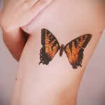 тату на ребрах женские - фотография с примером татуировки от 03022016 7
