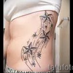 тату на ребрах звезда - фотография с примером татуировки от 03022016 2