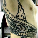 тату на ребрах мужские - фотография с примером татуировки от 03022016 12