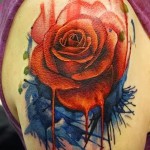 тату розы на бедре - примеры готовых тату в фотографиях 01022016 015