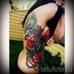 тату розы на ребрах - фотография с примером татуировки от 03022016 5